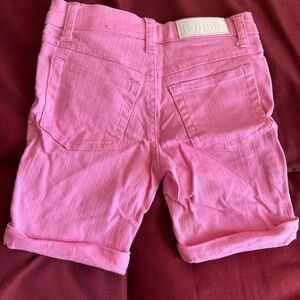 Kensie Pink Rolled-Hem Girl’s Bermuda Shorts